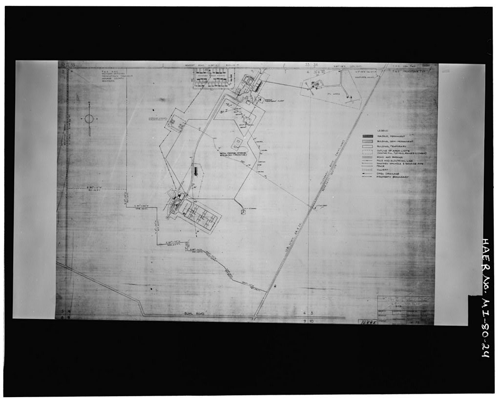 Site D-57 & D-58 Site Plan, U.S. Army Corps of Engineers, 18 April 1963