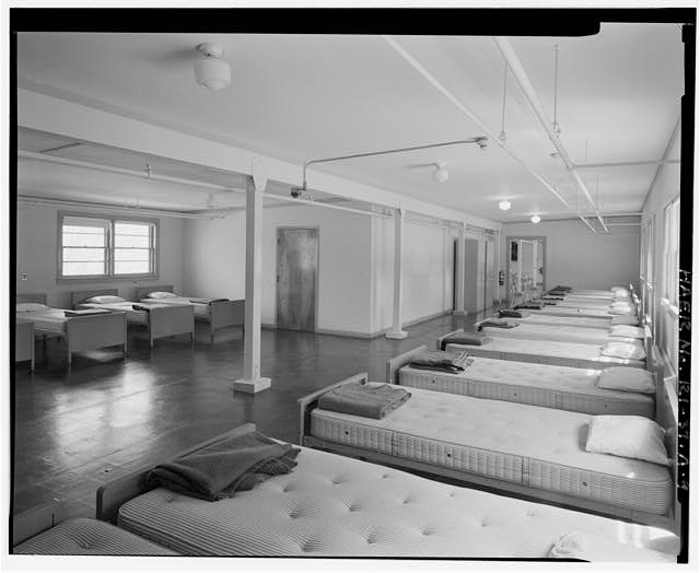 Launch Area, Barracks, interior detail of barracks VIEW NORTHEAST